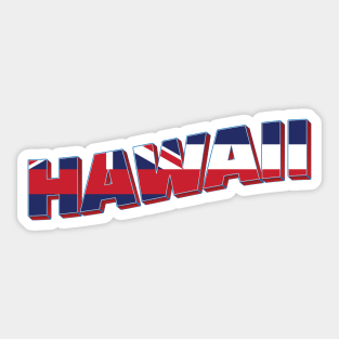 Hawaii vintage style retro souvenir Sticker